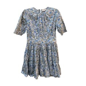 By Timo‎ Poplin Mini Dress Blossoms Size Medium Floral